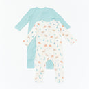 Safari Party Sleepsuit - 2 Pack