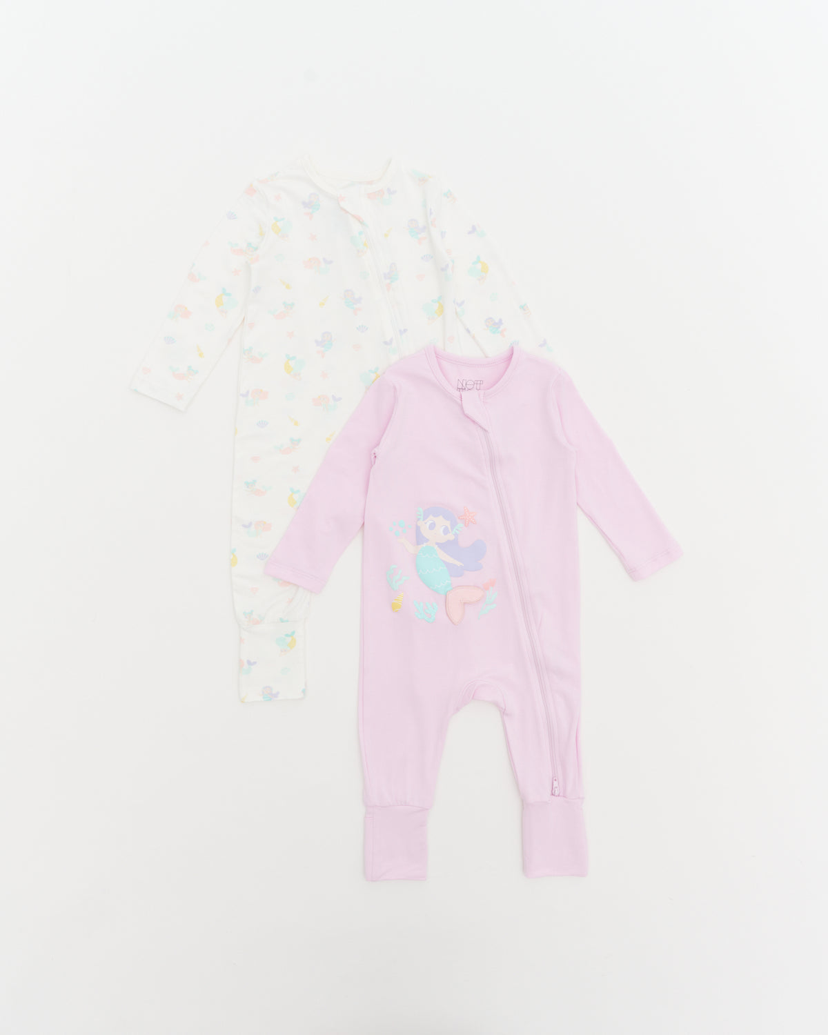 Not Too Big Mermaid Sleepsuit - 2 Pack