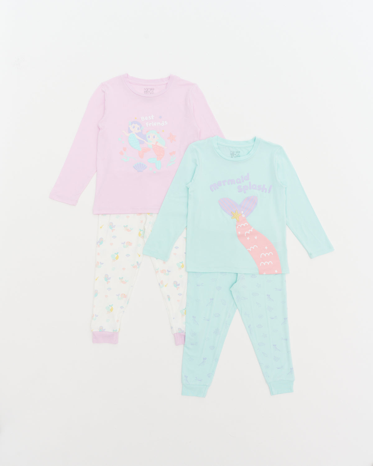 Not Too Big Mermaid Pyjamas - 2 Pack