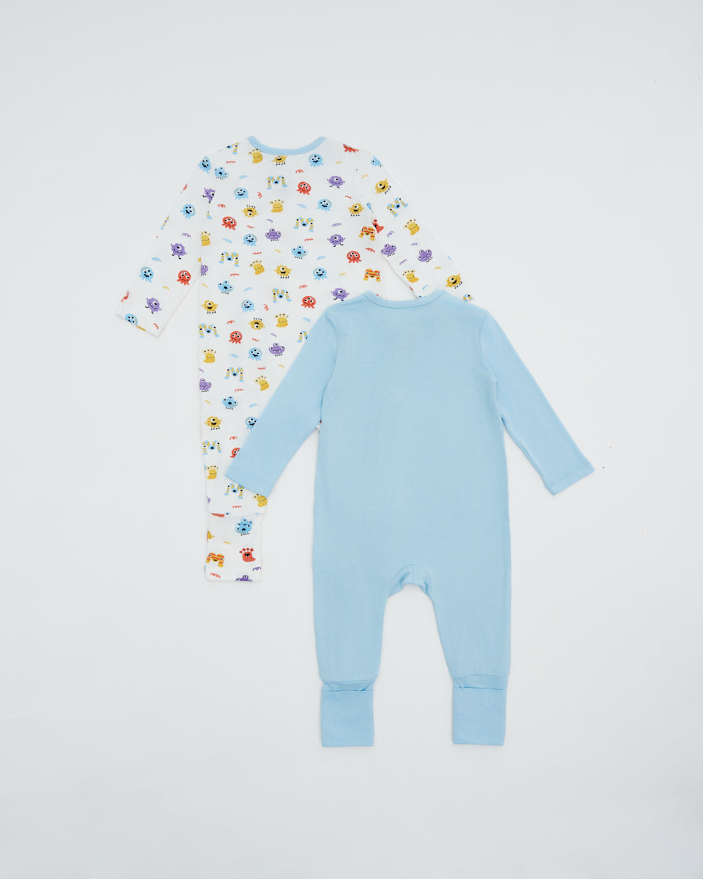 Not Too Big Monster Sleepsuit - 2 Pack