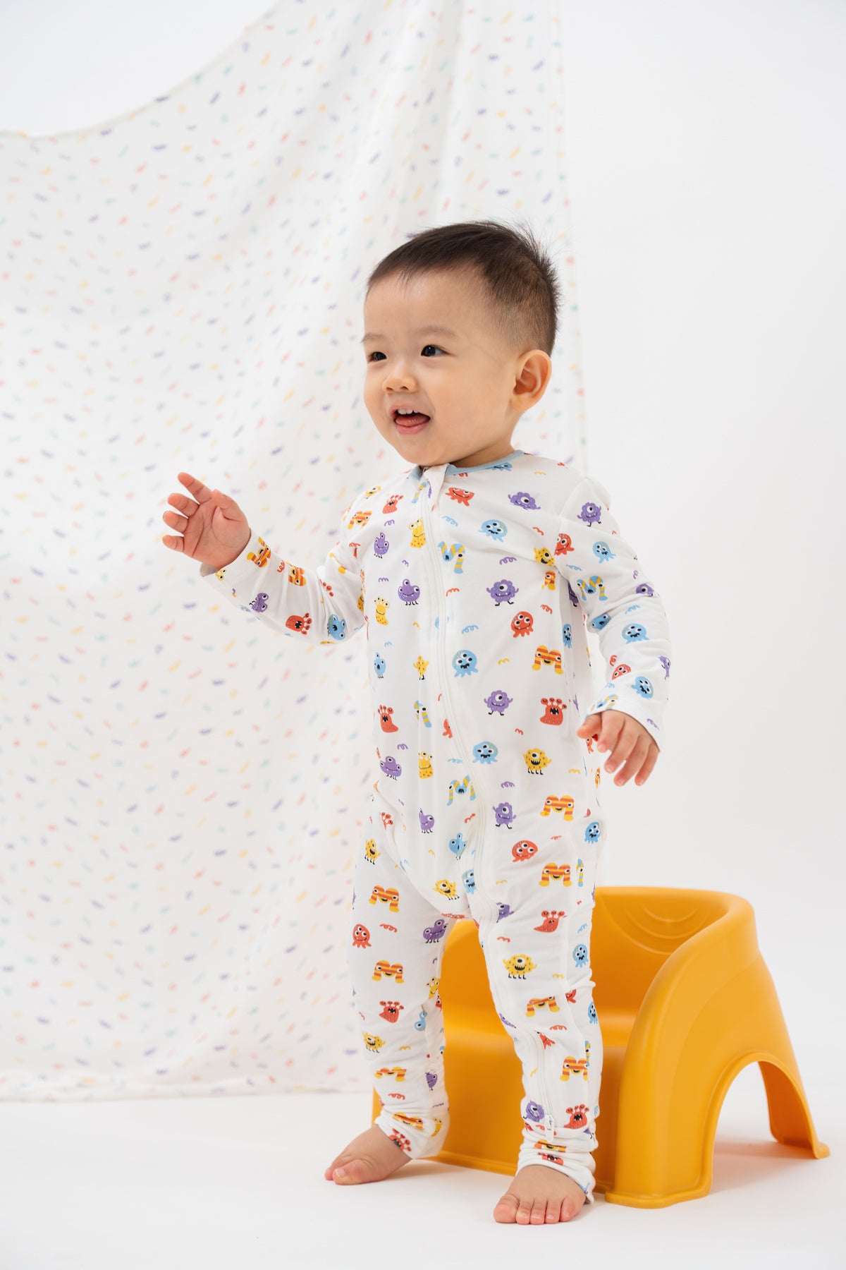 Not Too Big Monster Sleepsuit - 2 Pack