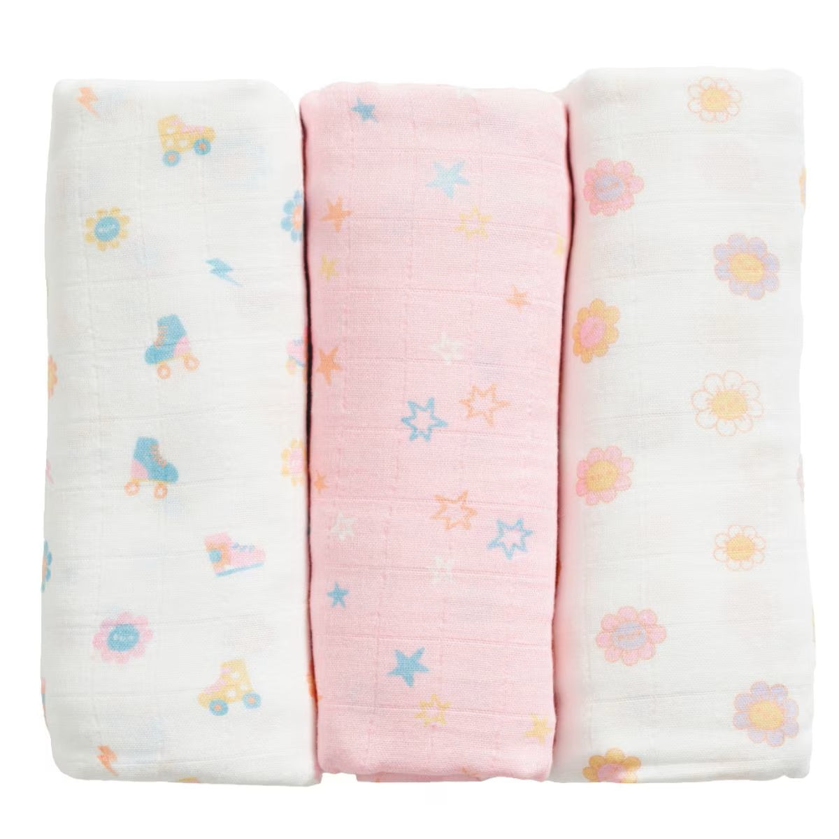 Not Too Big Bamboo Swaddles 3pk - Assorted Designs