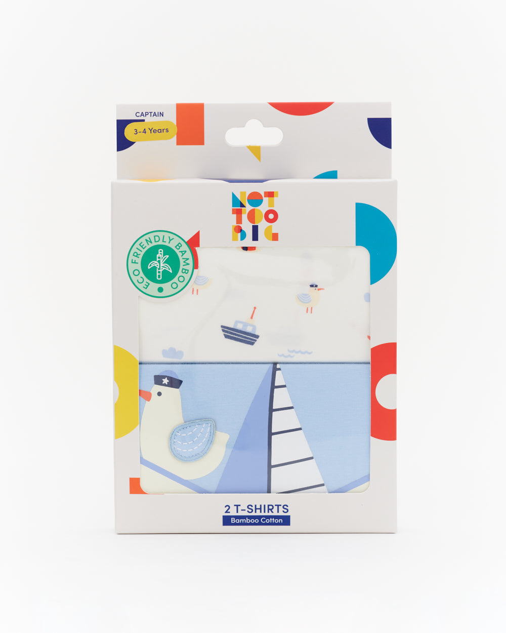 Not Too Big Captain T-Shirt - 2 Pack