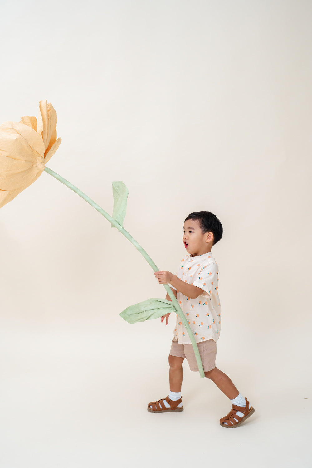 Not Too Big Tangerine Shirt