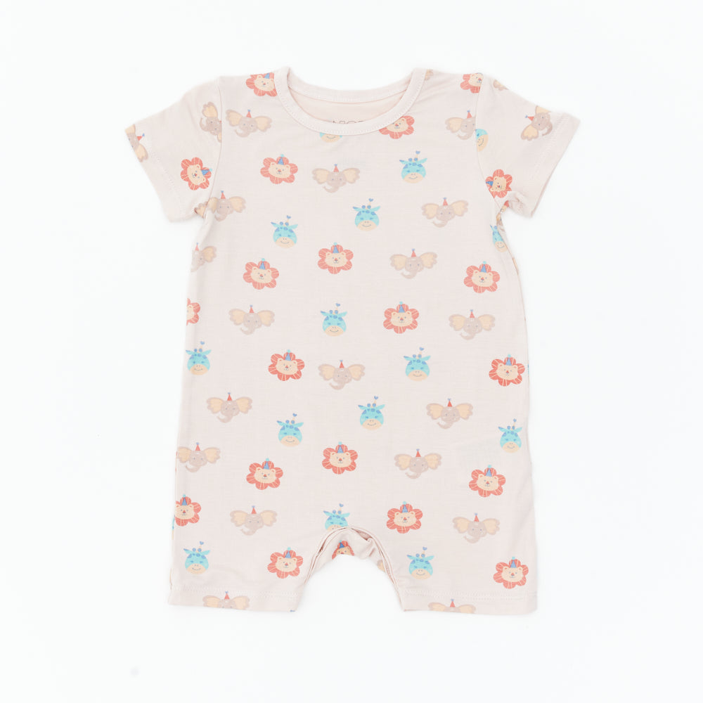 Not Too Big Safari Party Romper - 2 Pack