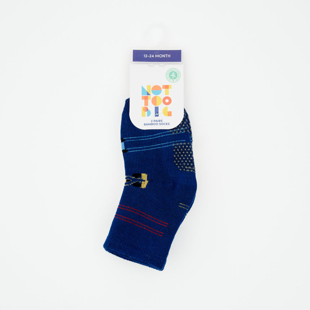 Not Too Big Tiny Racer Sock - 2 Pack