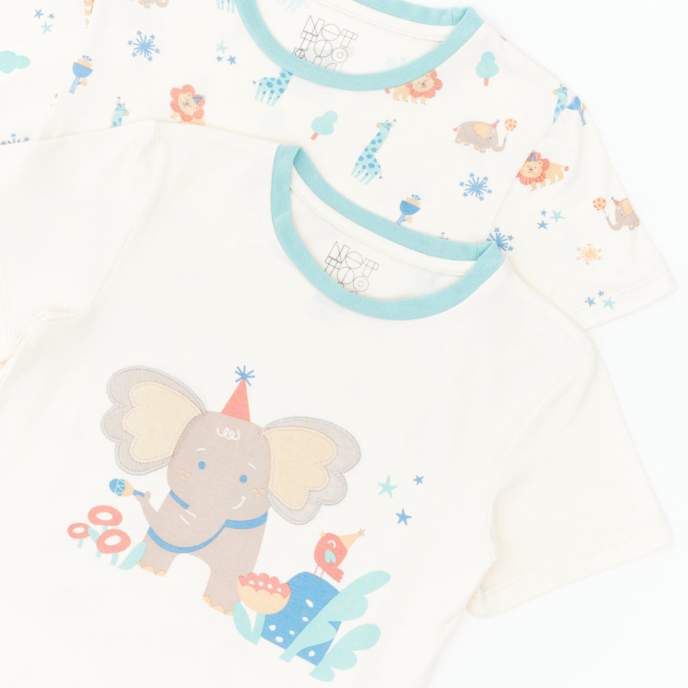 Not Too Big Safari Party T Shirt - 2 Pack