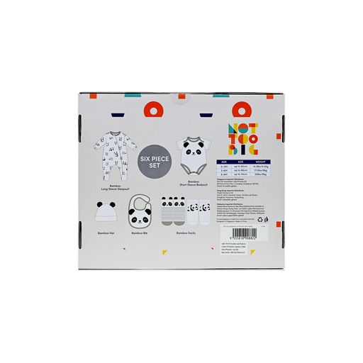Not Too Big Panda Gifting Set -6 pc
