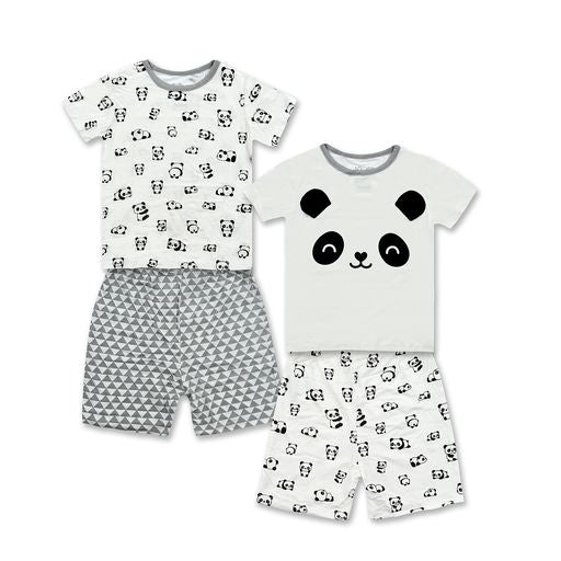 Not Too Big Panda Shorties - 2 Pack