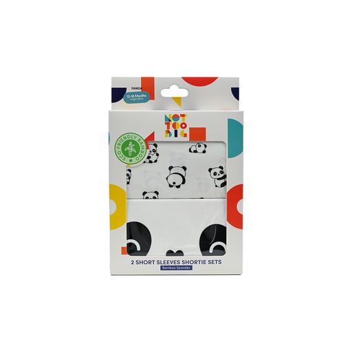 Not Too Big Panda Shorties - 2 Pack