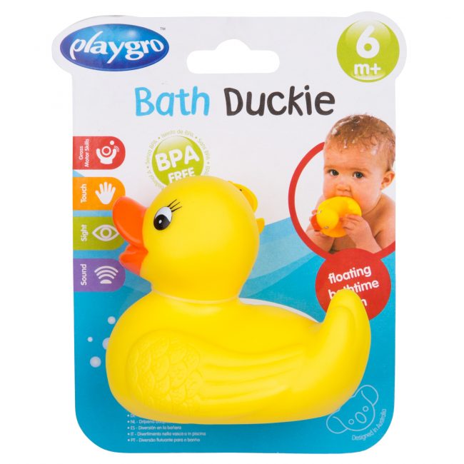 Playgro Bath Duckie Fully Sealed for baby age 6 months and