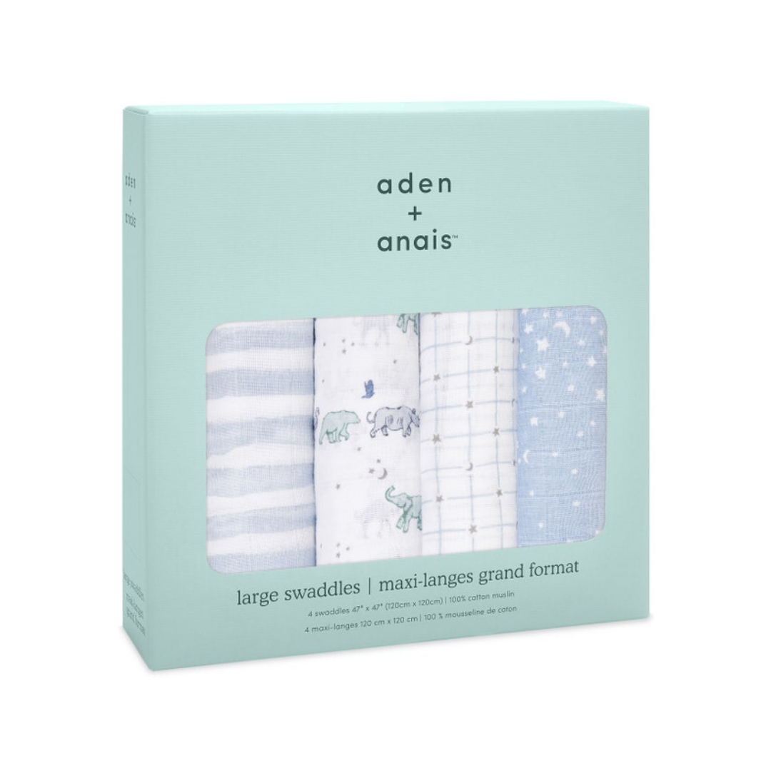 Aden Anais Classic Muslin Swaddle 4 Pack One Stop Online Shop