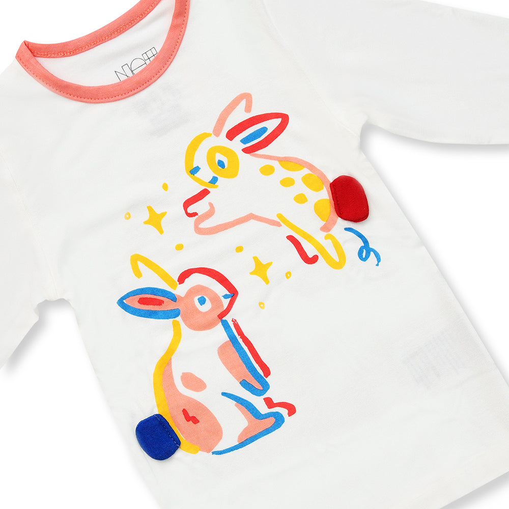 Not Too Big Bunny Bamboo Pyjamas -2 Pack