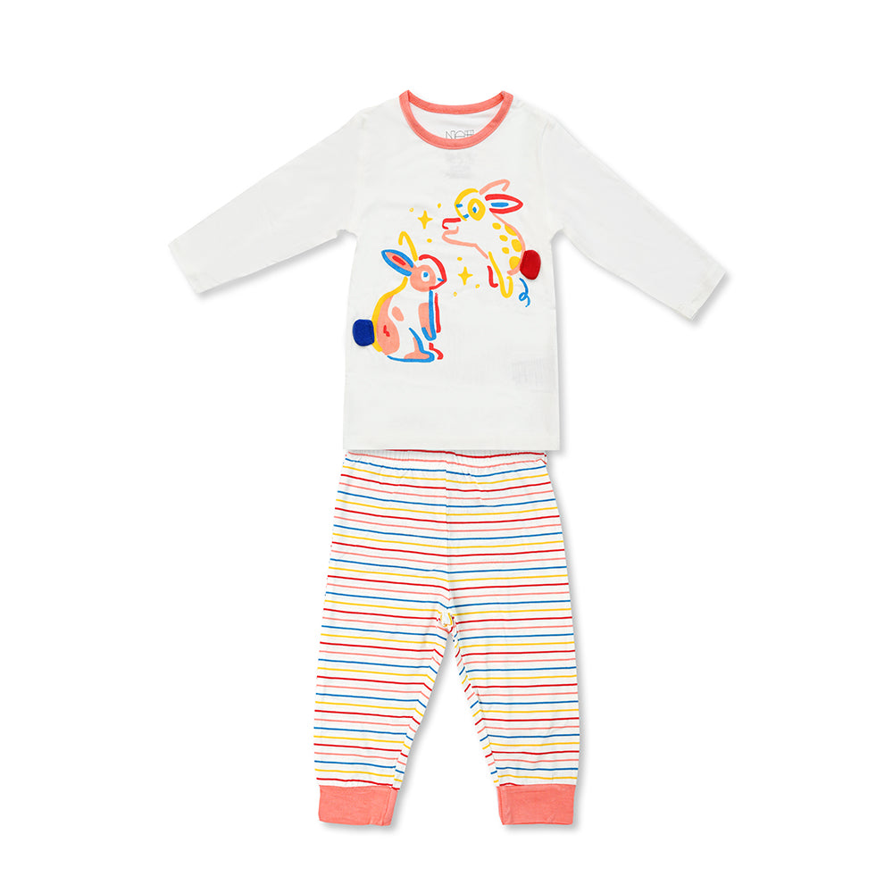 Not Too Big Bunny Bamboo Pyjamas -2 Pack
