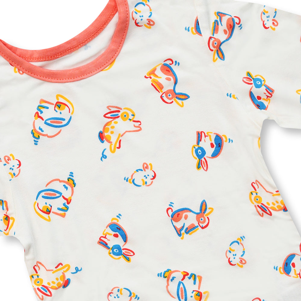 Not Too Big Bunny Bamboo Pyjamas -2 Pack