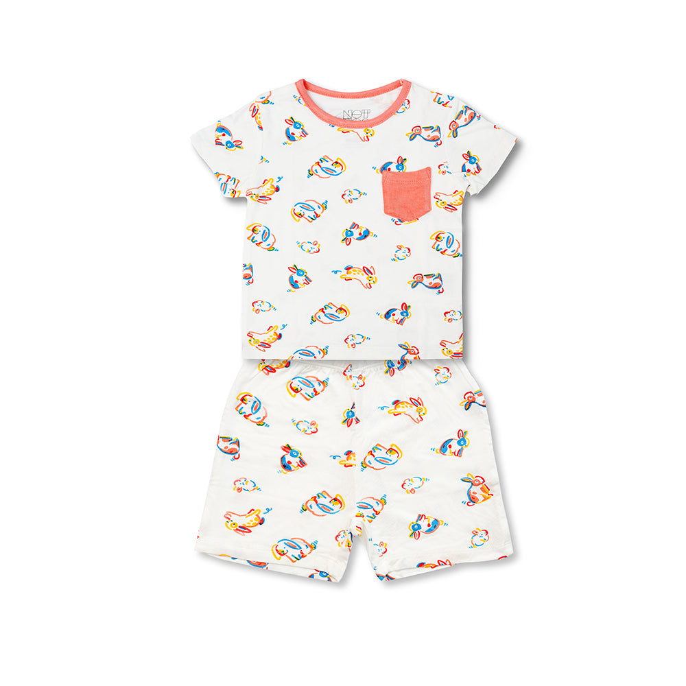 Not Too Big Bunny Bamboo Shorties -2 Pack