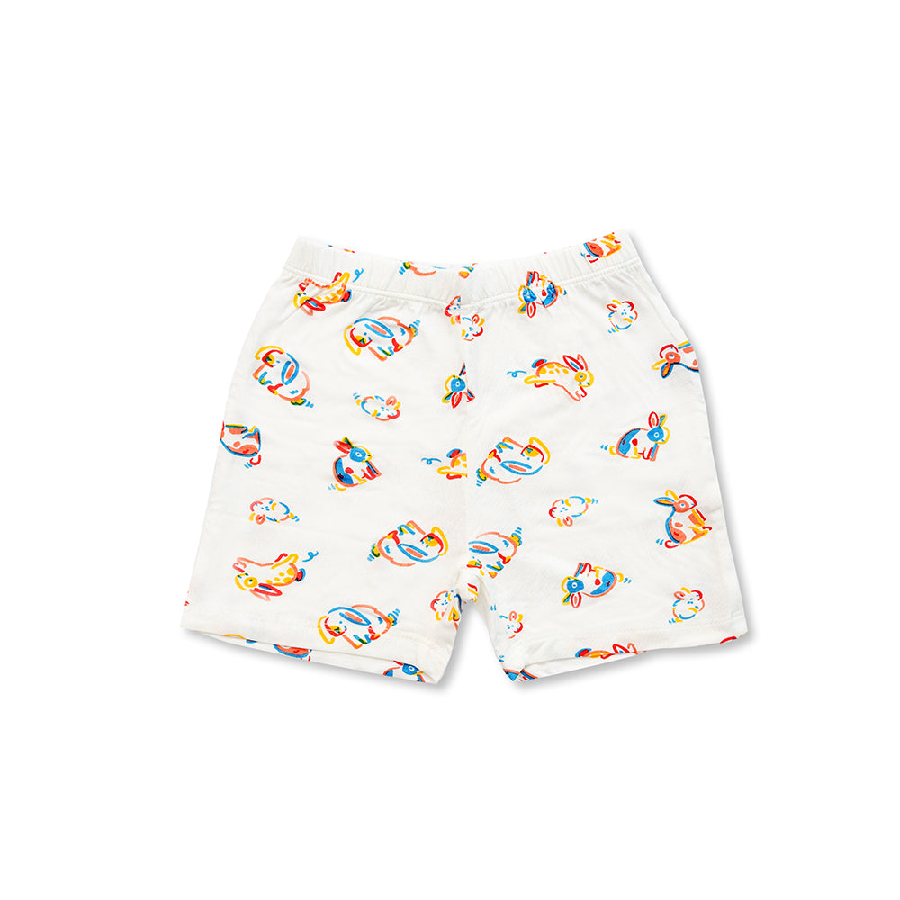 Not Too Big Bunny Bamboo Shorties -2 Pack