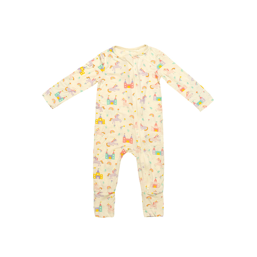 Not Too Big Unicorn Bamboo Sleepsuit - 2 Pack