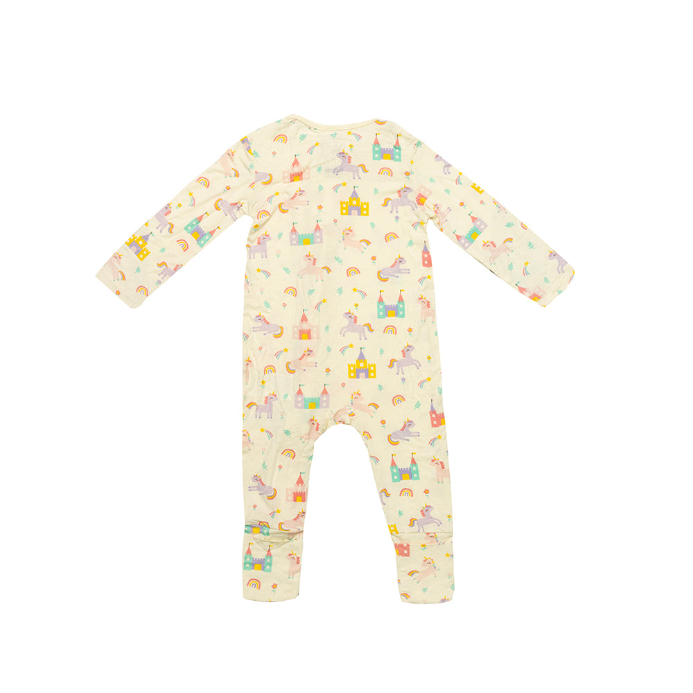 Not Too Big Unicorn Bamboo Sleepsuit - 2 Pack