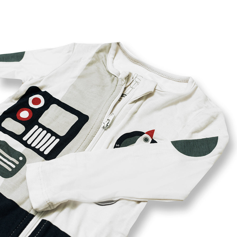 Not Too Big Outerspace Bamboo Sleepsuit - 2 Pack