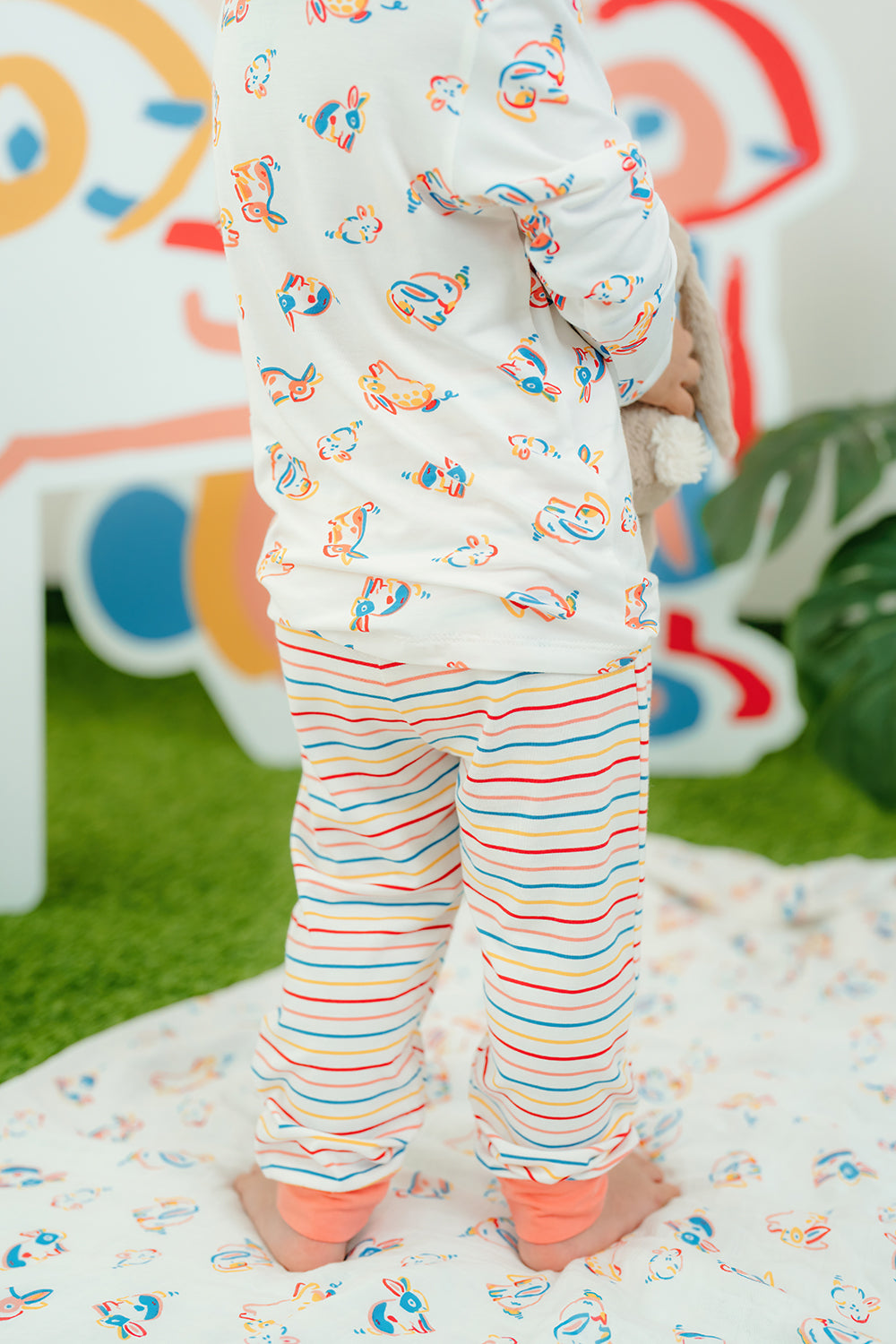 Not Too Big Bunny Bamboo Pyjamas -2 Pack