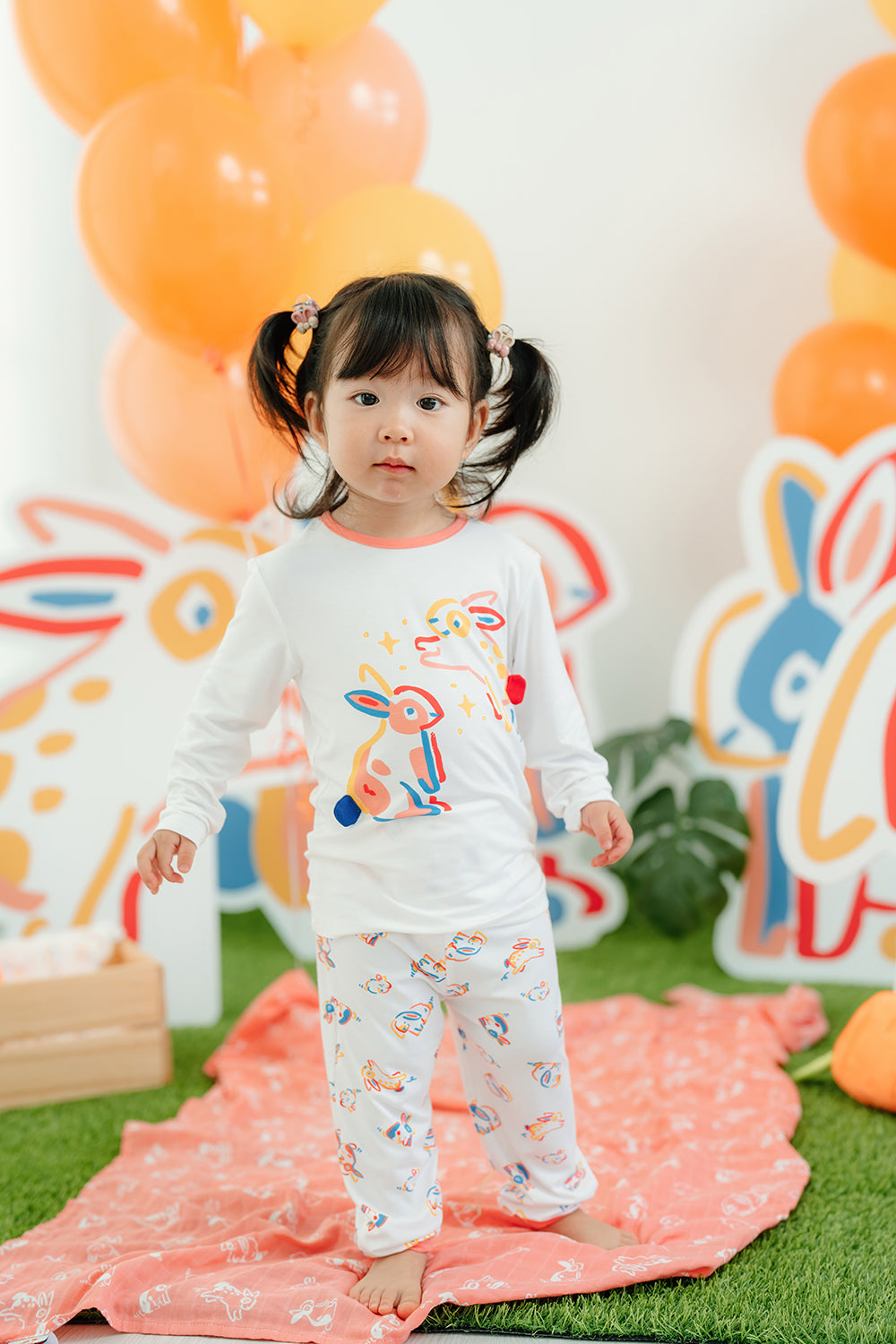 Not Too Big Bunny Bamboo Pyjamas -2 Pack