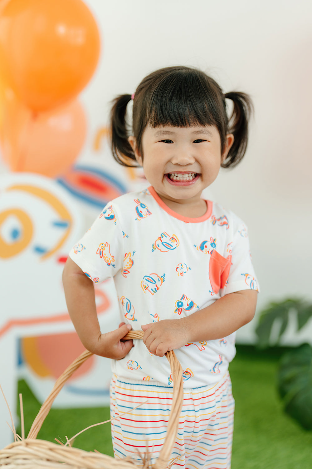 Not Too Big Bunny Bamboo Shorties -2 Pack