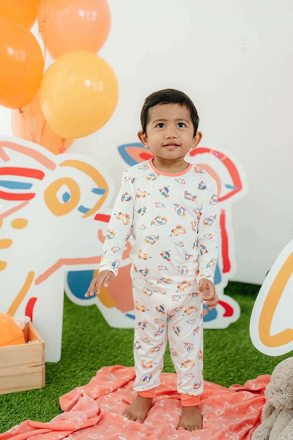 Not Too Big Bunny Bamboo Pyjamas -2 Pack