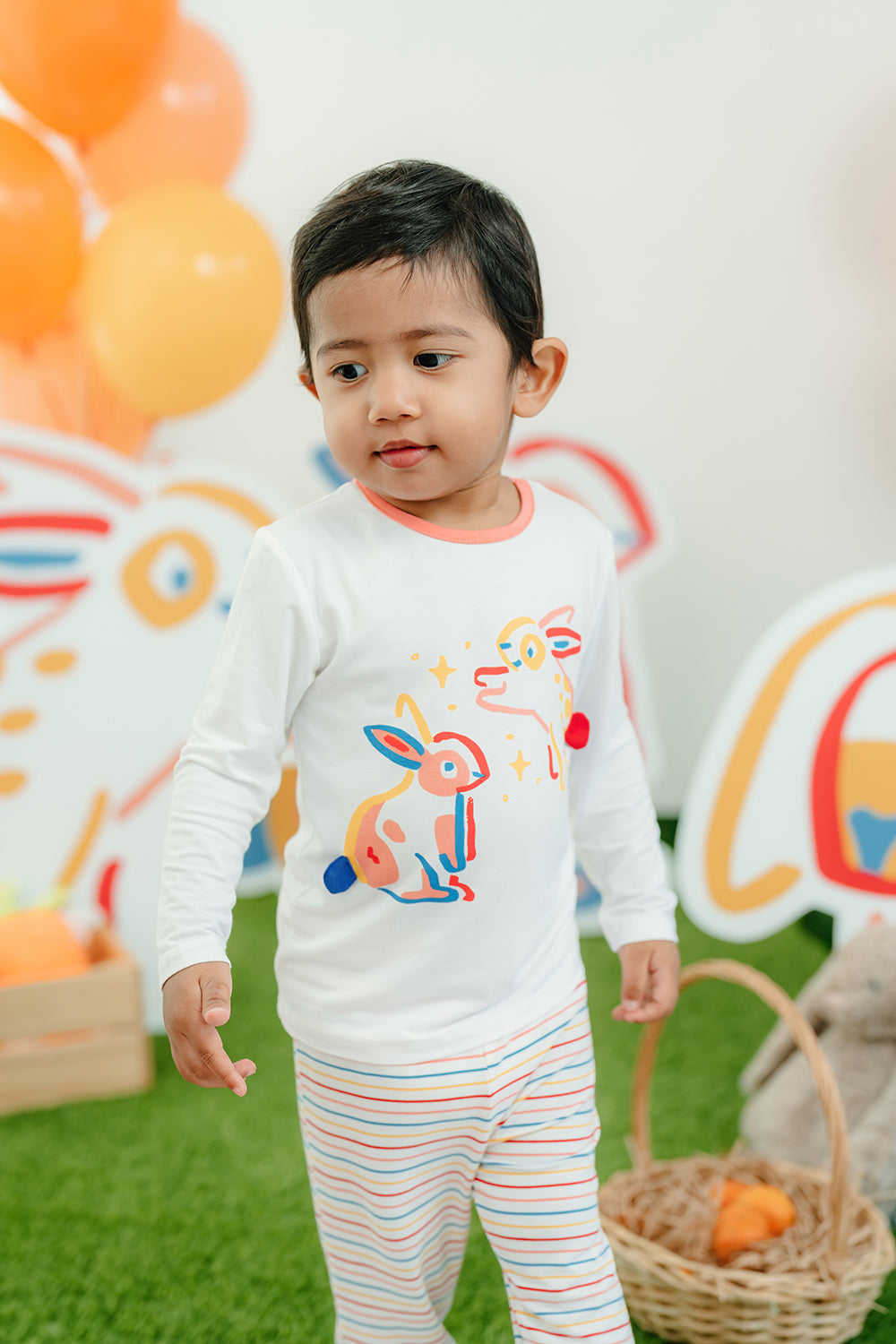 Not Too Big Bunny Bamboo Pyjamas -2 Pack