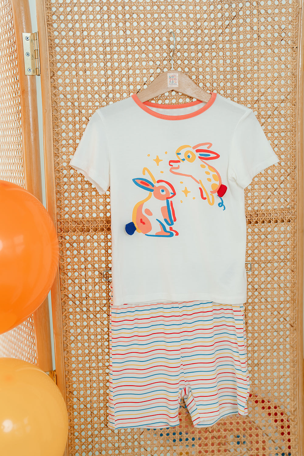 Not Too Big Bunny Bamboo Shorties -2 Pack