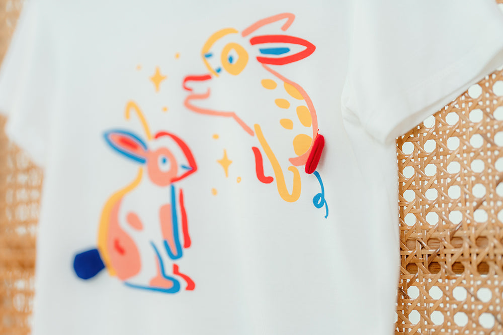 Not Too Big Bunny Bamboo Shorties -2 Pack