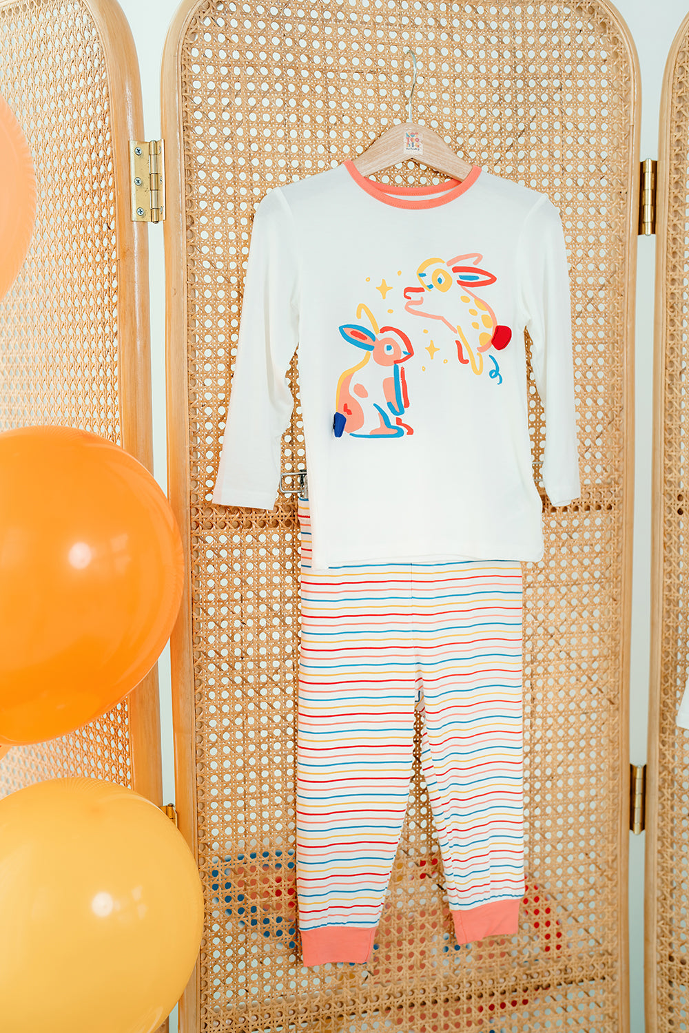 Not Too Big Bunny Bamboo Pyjamas -2 Pack