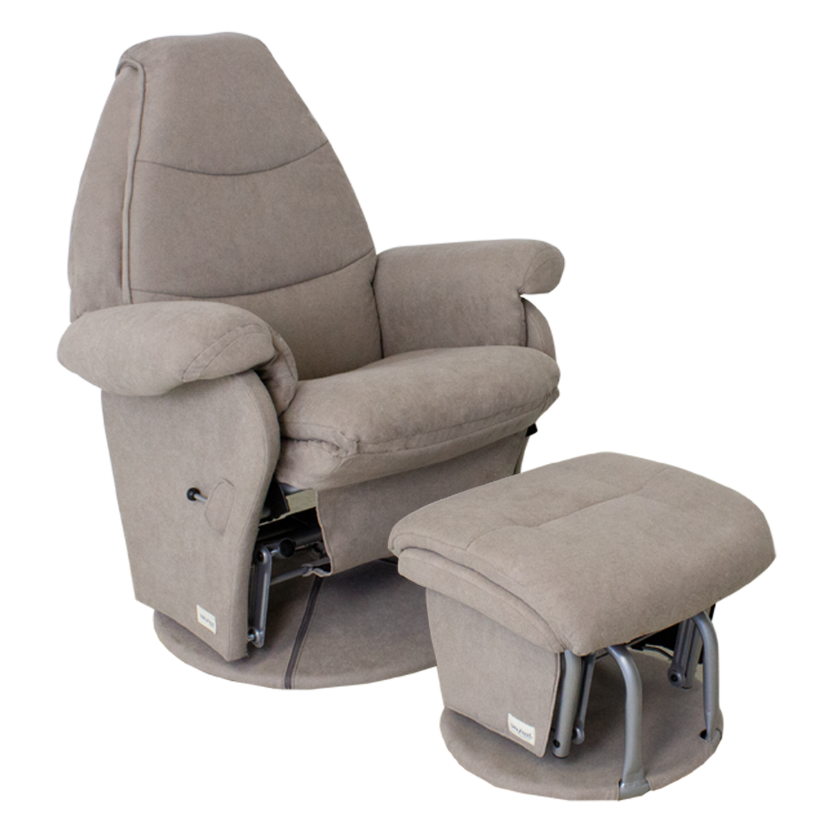 Grey glider chair sale